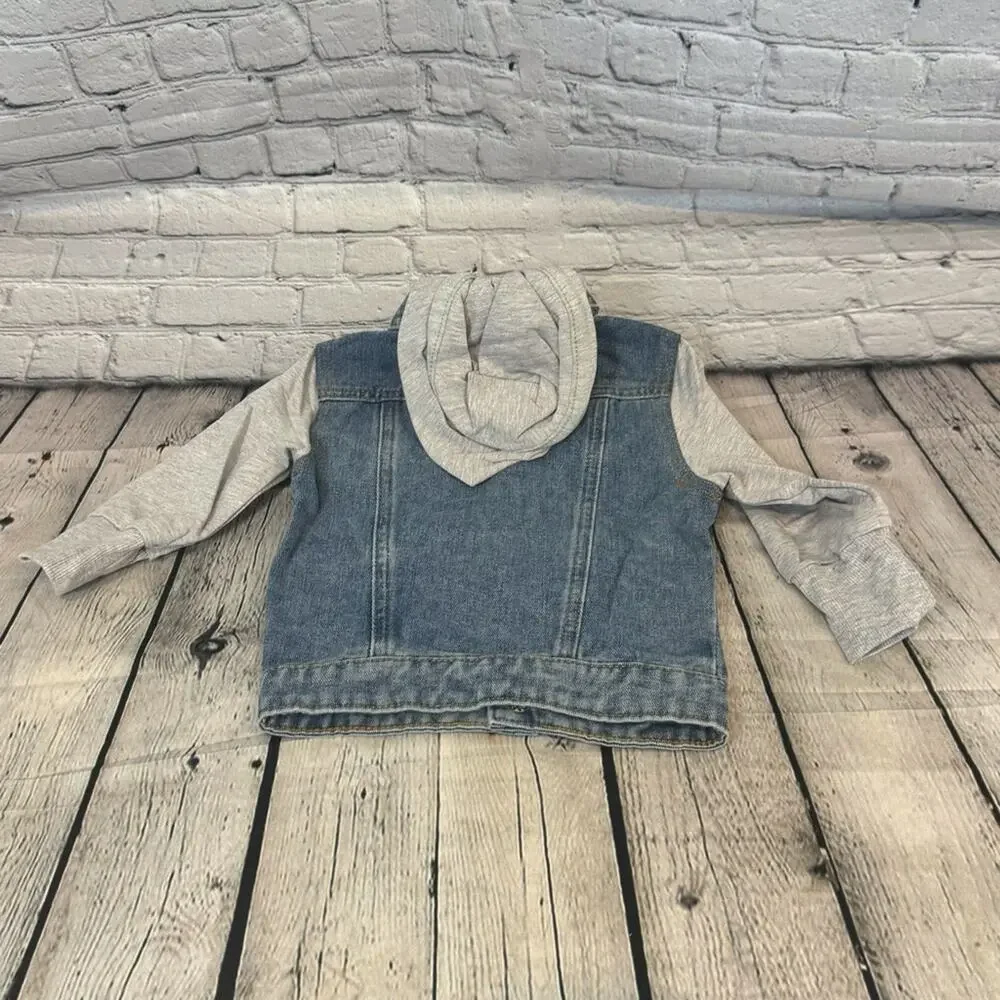 Little Bipsy Denim Hooded Jacket
